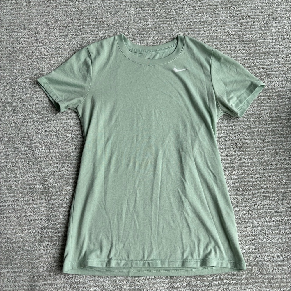 Nike Women's Sage Green Short Sleeve Tee